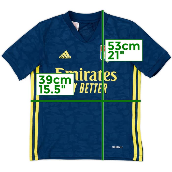 2020-21 Lyon Third Shirt - 8/10 - (S.Boys)