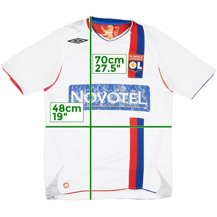 2006-07 Lyon Home Shirt - 4/10 - (S)