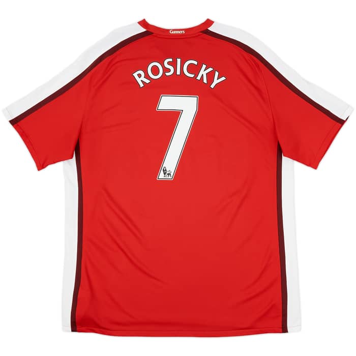 2008-10 Arsenal Home Shirt Rosicky #7 - 9/10 - (XXL)