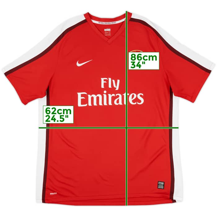 2008-10 Arsenal Home Shirt Rosicky #7 - 9/10 - (XXL)