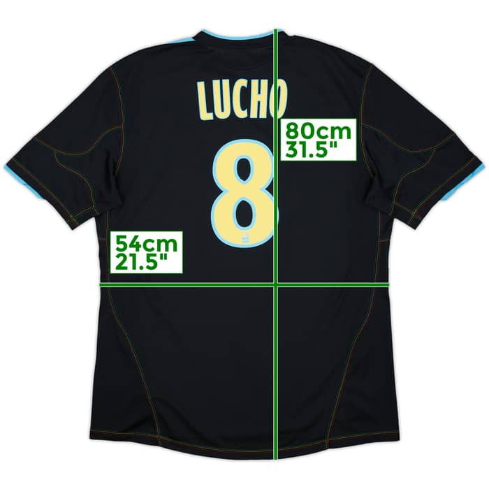 2010-11 Olympique Marseille Third Shirt Lucho #8 - 10/10 - (L)