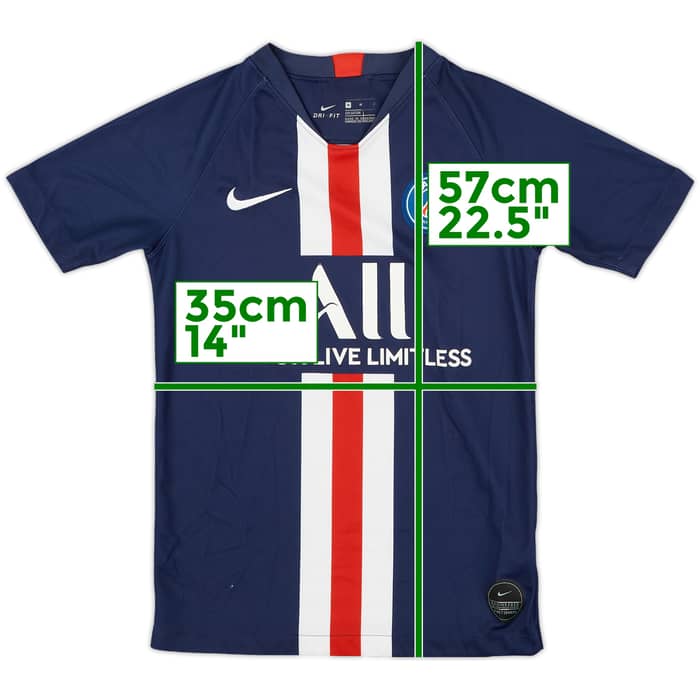 2019-20 Paris Saint-Germain Home Shirt - 6/10 - (M.Boys)