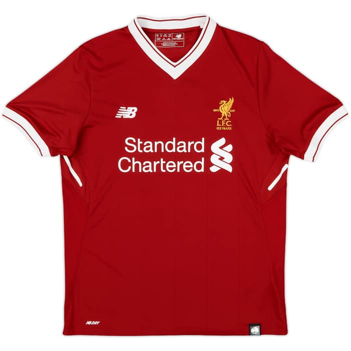 2017-18 Liverpool 125 Years Home Shirt - 7/10 - (L.Boys)