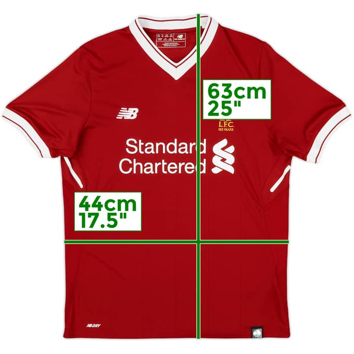 2017-18 Liverpool 125 Years Home Shirt - 7/10 - (L.Boys)