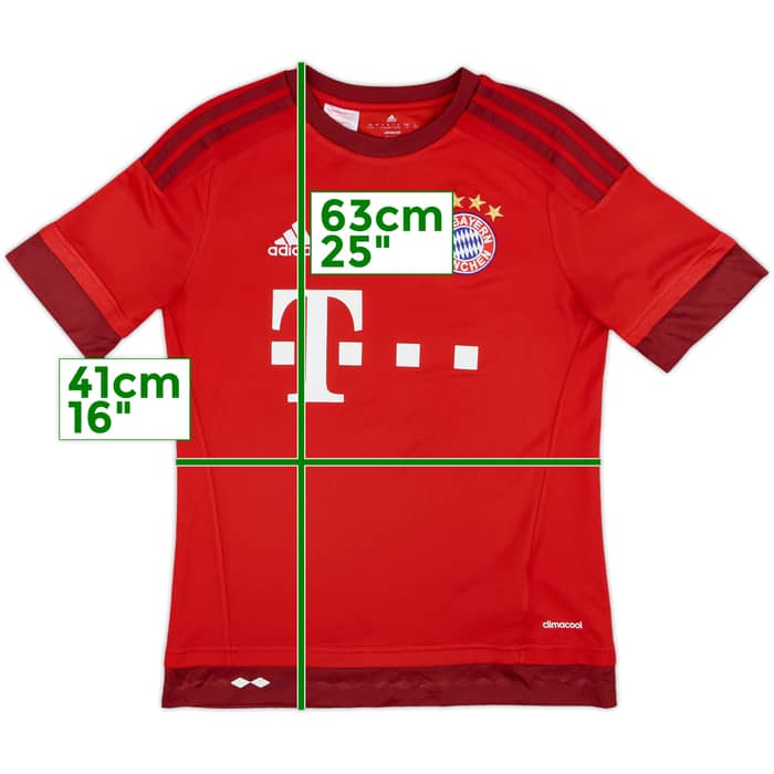 2015-16 Bayern Munich Home Shirt - 7/10 - (L.Boys)