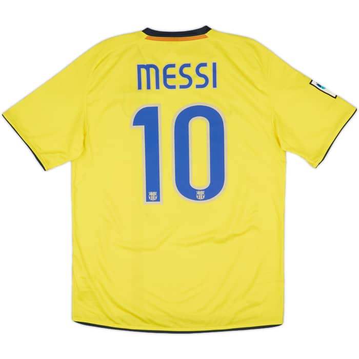 2008-10 Barcelona Away Shirt Messi #10 - 6/10 - (M)