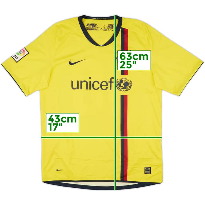 2008-10 Barcelona Away Shirt Messi #10 - 6/10 - (M)