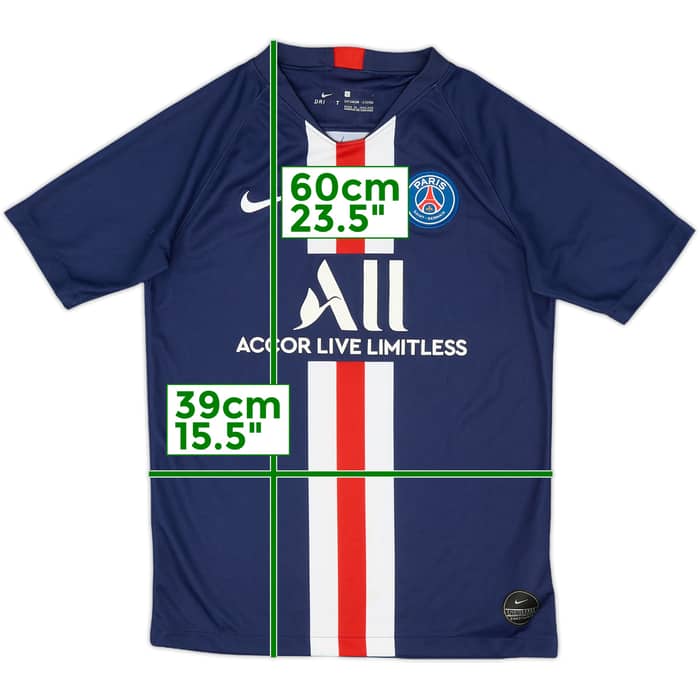 2019-20 Paris Saint-Germain Home Shirt - 6/10 - (L.Boys)