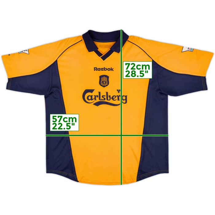 2000-02 Liverpool Away Shirt Heskey #8 - 5/10 - (XL)