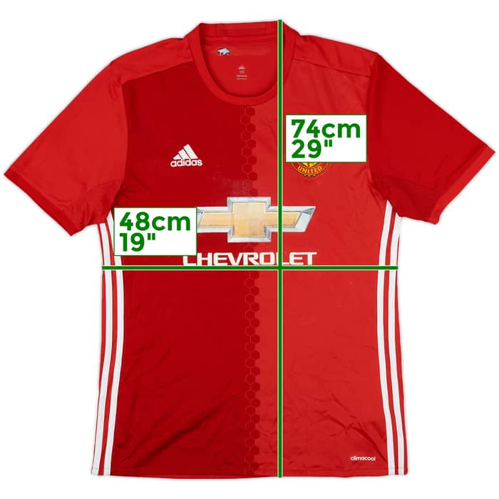 2016-17 Manchester United Home Shirt - 5/10 - (M)