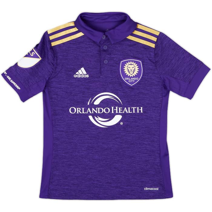 2016 Orlando City Home Shirt - 10/10 - (S.Boys)