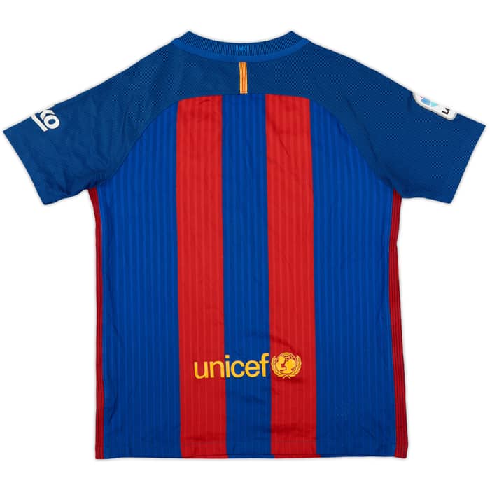 2016-17 Barcelona Home Shirt - 7/10 - (12-18 Months)