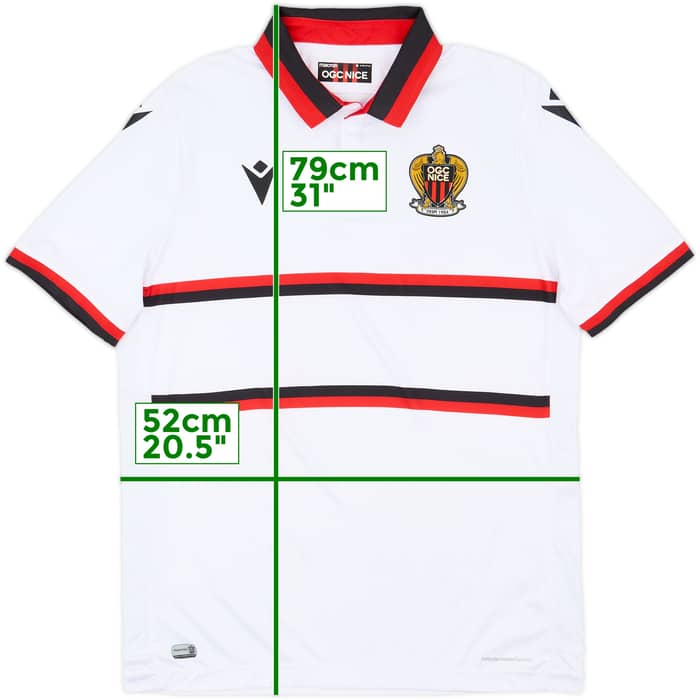 2020-21 Nice Away Shirt - 7/10 - (M)