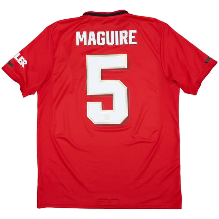 2019-20 Manchester United Home Shirt Maguire #5 - 8/10 - (L)