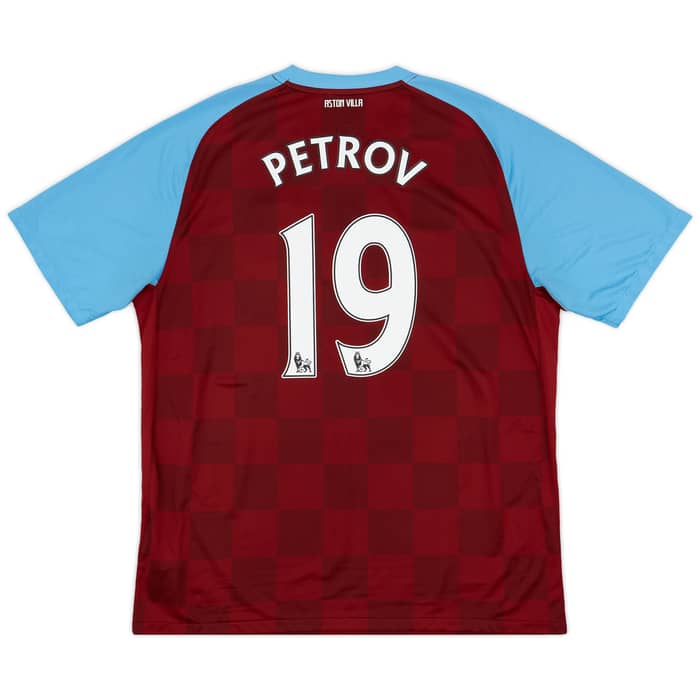 2011-12 Aston Villa Home Shirt Petrov #19 - 7/10 - (XL)