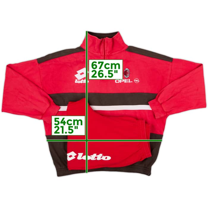 1994-95 AC Milan Lotto Tracksuit - 7/10 - (S)