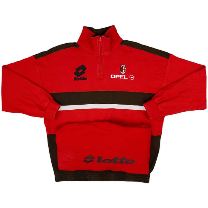 1994-95 AC Milan Lotto 1/4 Zip Tracksuit - 7/10 - (M)