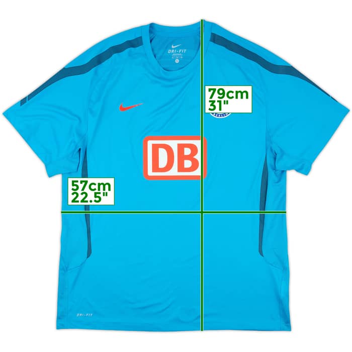 2010-11 Hertha Berlin Nike Training Shirt - 8/10 - (XL)