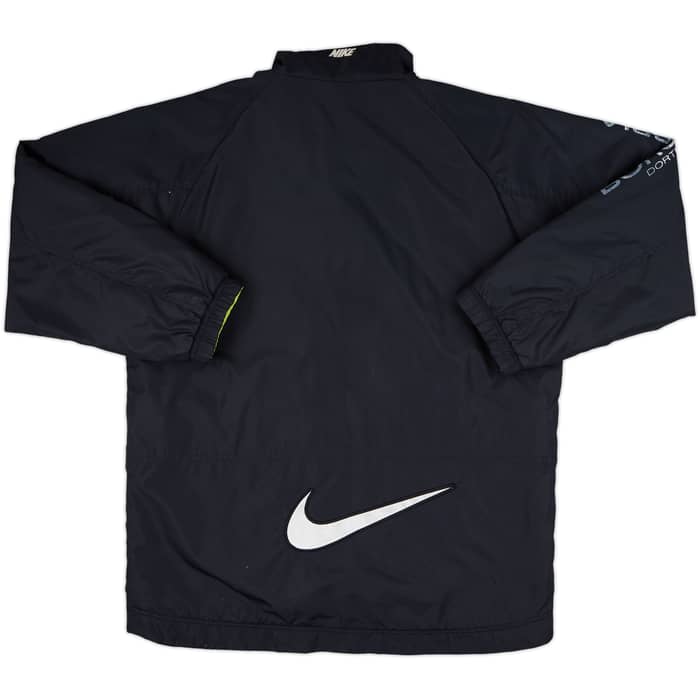 1997-98 Borussia Dortmund Nike Reversible Padded Bench Coat - 7/10 - (XL)