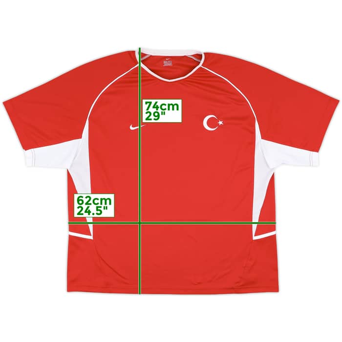 2003-04 Turkey Home Shirt - 9/10 - (XXL)