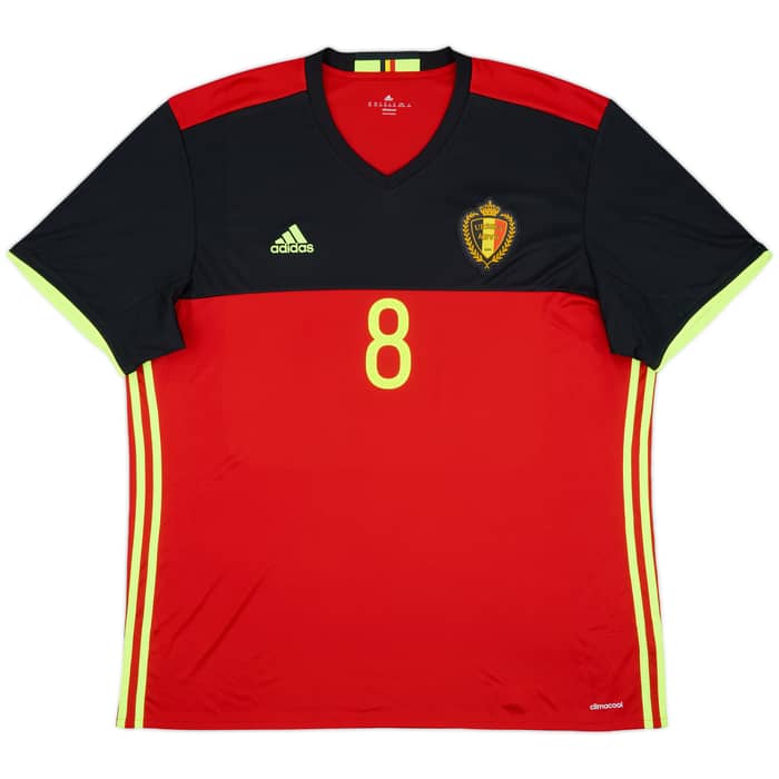 2016-17 Belgium Home Shirt Fellaini #8 - 10/10 - (XXL)