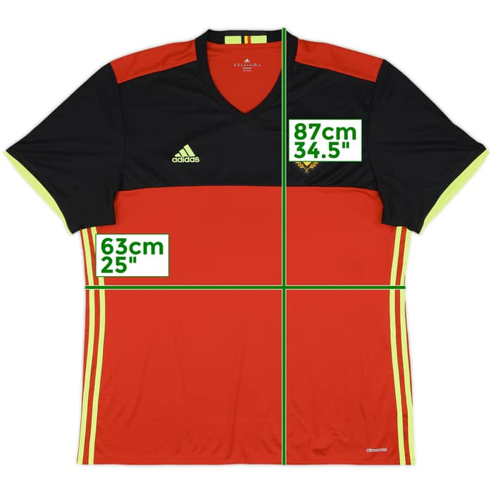 2016-17 Belgium Home Shirt - 9/10 - (XXL)