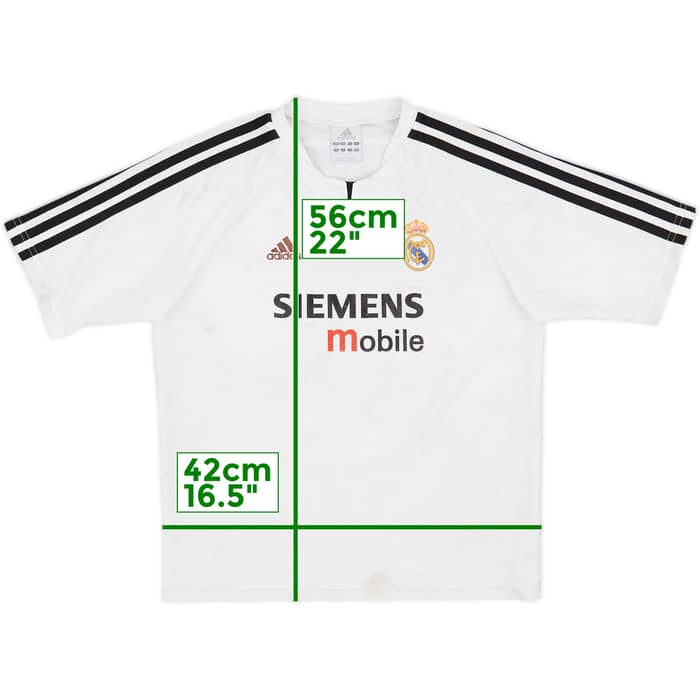 2003-04 Real Madrid Home Shirt - 4/10 - (L.Boys)