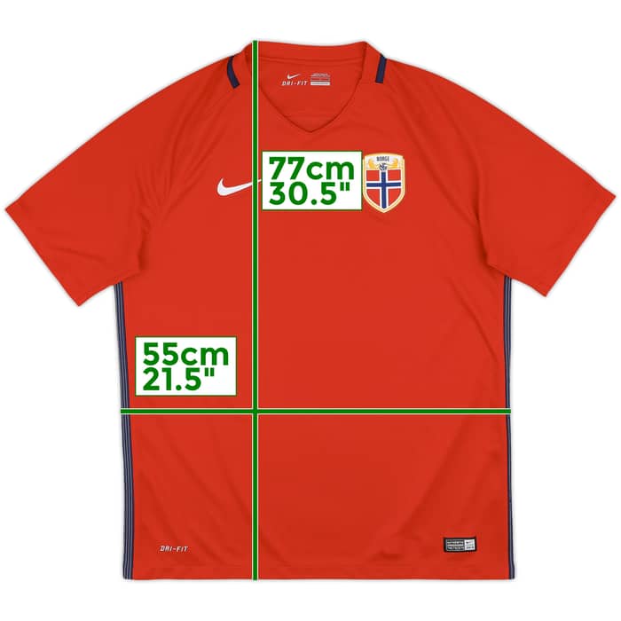 2016-18 Norway Home Shirt - 9/10 - (L)