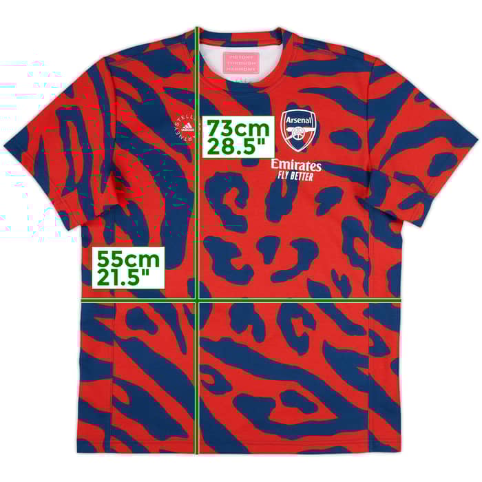 2022-23 Arsenal x Stella McCartney adidas Training Shirt - 6/10 - (S)