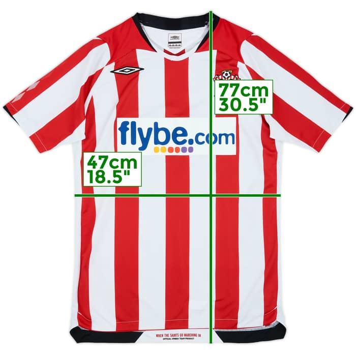 2008-10 Southampton Home Shirt - 7/10 - (M)