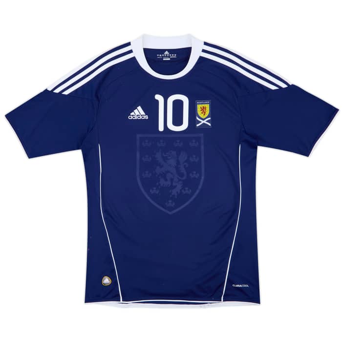 2010-11 Scotland Home Shirt Fletcher #10 - 6/10 - (S)