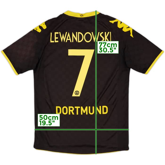 2010-11 Borussia Dortmund Away Shirt Lewandowski #7 - 6/10 - (L)