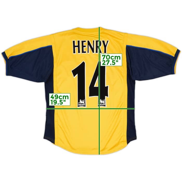 1999-01 Arsenal Away Shirt Henry #14 - 8/10 - (M)