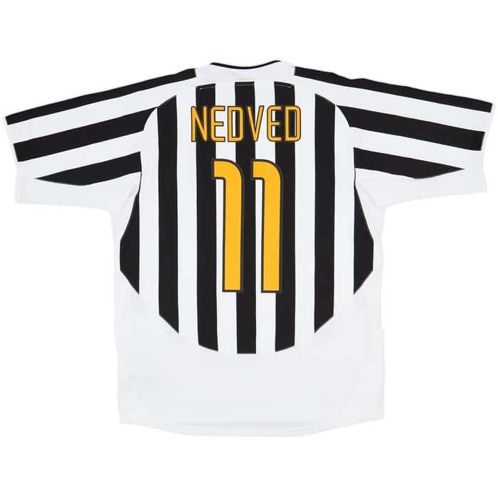 2003-04 Juventus Home Shirt Nedved #11 - 10/10 - (L)