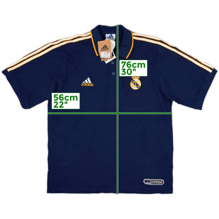 1999-00 Real Madrid adidas Polo Shirt (L)