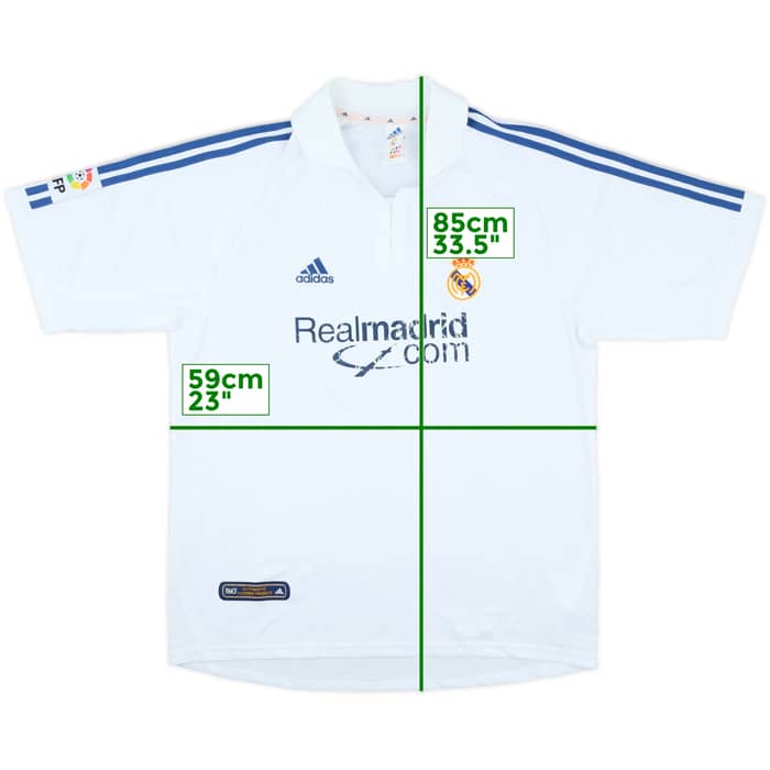 2001 Real Madrid Home Shirt - 5/10 - (L)
