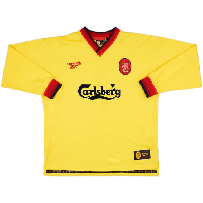 1997-99 Liverpool Away L/S Shirt McManaman #7 - 10/10 - (XL)