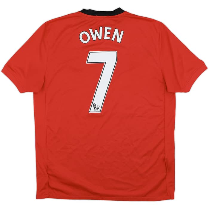 2009-10 Manchester United Home Shirt Owen #7 - 7/10 - (M)