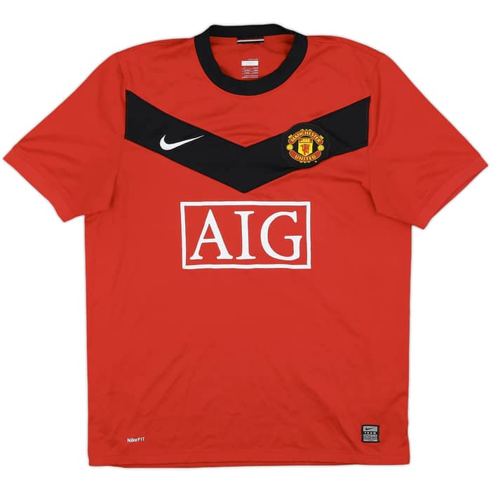 2009-10 Manchester United Home Shirt Owen #7 - 7/10 - (M)