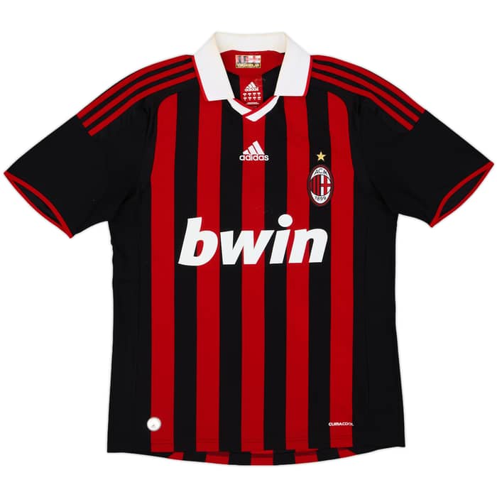 2009-10 AC Milan Home Shirt Beckham #32 - 5/10 - (M)