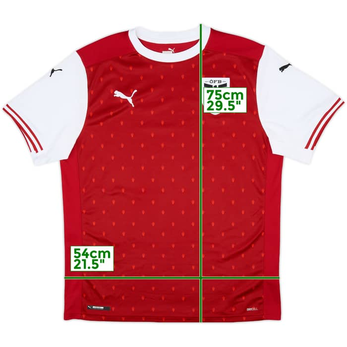 2020-22 Austria Home Shirt - 8/10 - (L)