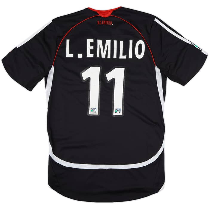 2006-08 DC United Authentic Home Shirt L.Emilio #11 - 7/10 - (S)