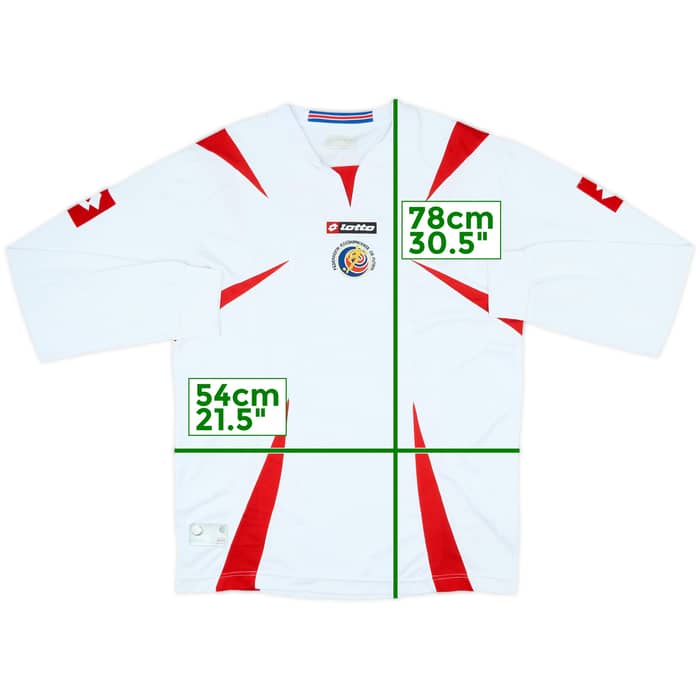 2007 Costa Rica Away L/S Shirt - 9/10 - (XL)