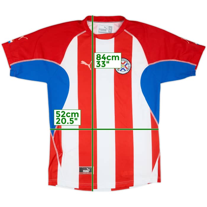 2002-04 Paraguay Home Shirt - 6/10 - (XL)