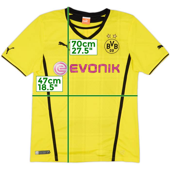 2013-14 Borussia Dortmund Home Shirt - 8/10 - (S)