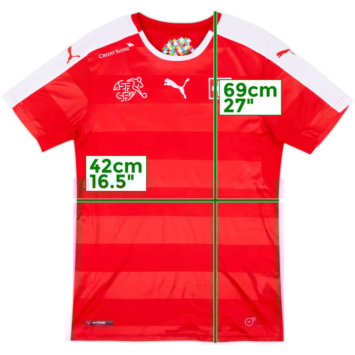2016-17 Switzerland Home Shirt - 9/10 - (S)