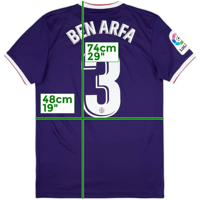 2019-20 Real Valladolid Away Shirt Ben Arfa #3 - 9/10 - (S)