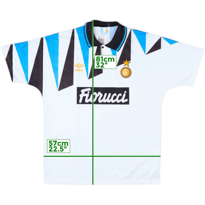 1992-93 Inter Milan Away Shirt - 10/10 - (XL)