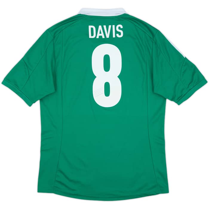 2012-13 Northern Ireland Home Shirt Davis #8 - 8/10 - (M)