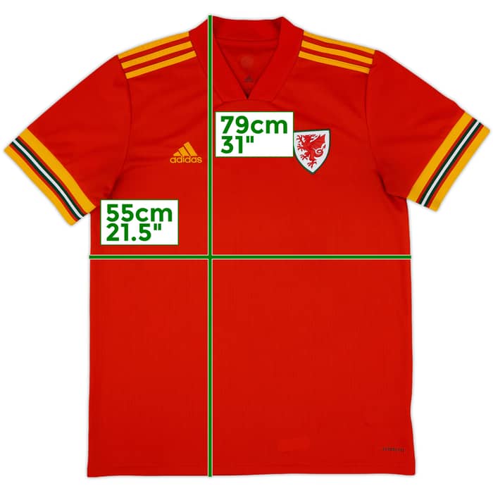 2020-21 Wales Home Shirt - 8/10 - (L)